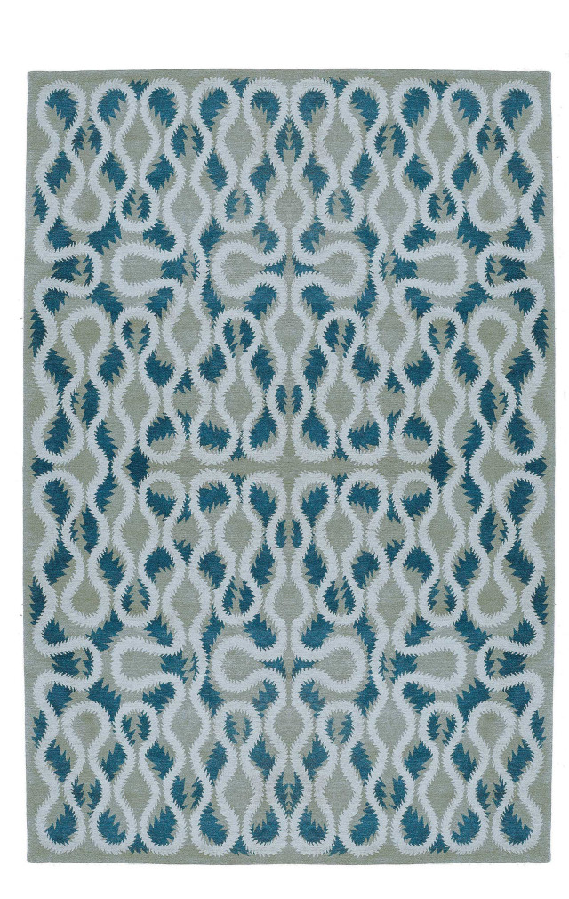 Blue white rug design side free wallpaper for mobile - medium preview image