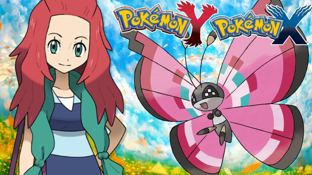 Girl red hair butterfly shoulder free wallpaper for desktop - medium preview image