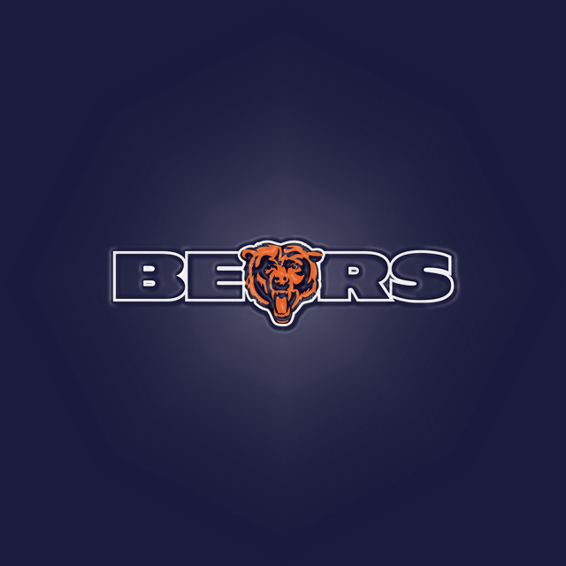 Bears logo dark blue background free wallpaper for tablet - medium preview image