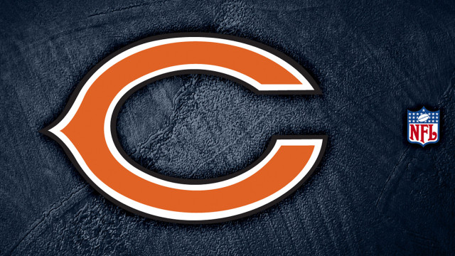 Chicago bears logo black background free wallpaper for desktop - medium preview image