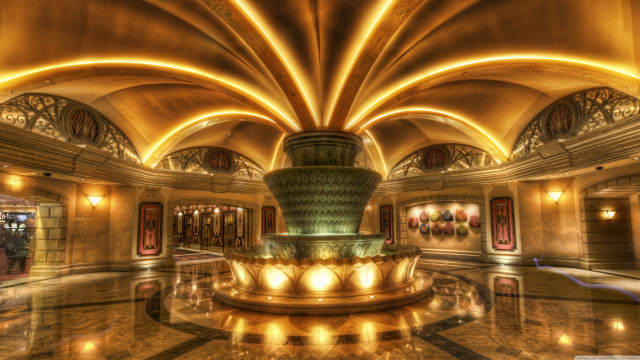 Cherryl fountain artdeco architecture chandelier free wallpaper for desktop - medium preview image