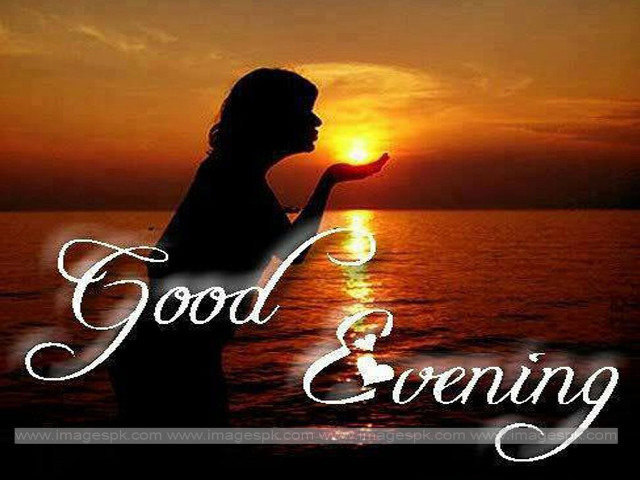 Woman beach sunset good evening free wallpaper for desktop - medium preview image