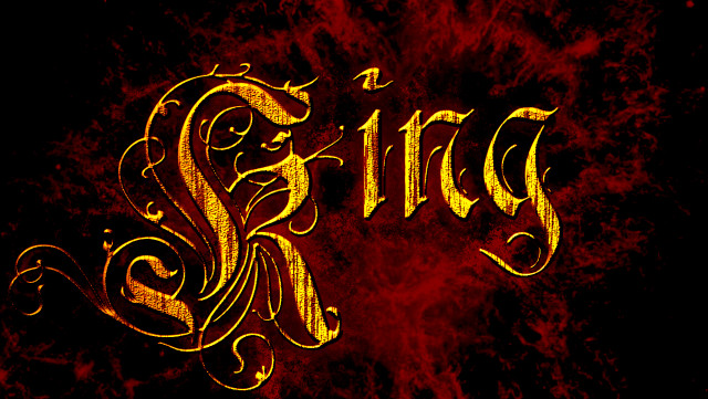 Red yellow lettering black background free wallpaper for desktop - medium preview image