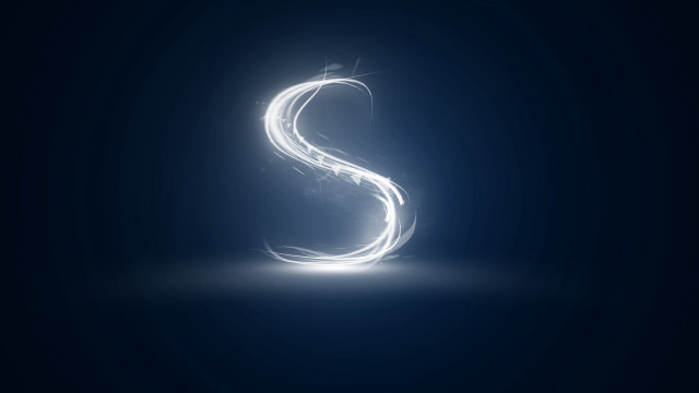 White s light streaks blue free wallpaper for desktop - medium preview image