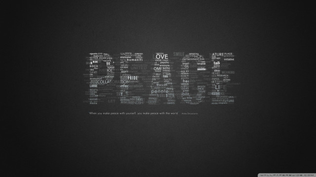 Love word cloud black background free wallpaper for desktop - medium preview image