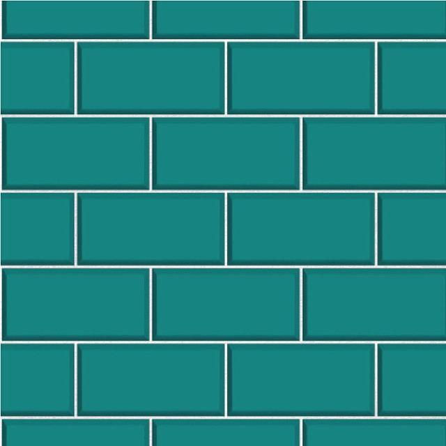 Blue brick wall white border free wallpaper for tablet - medium preview image