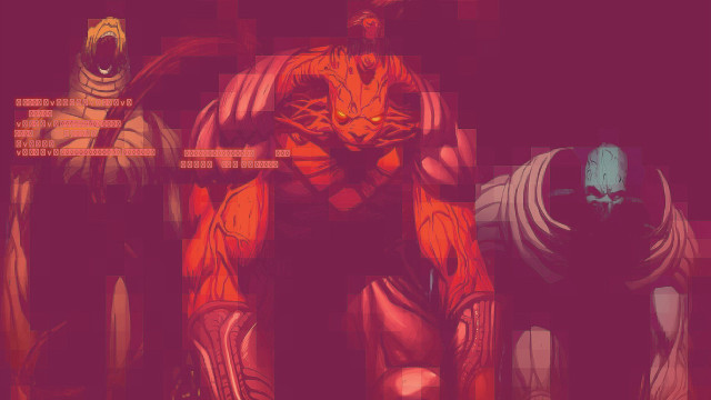 Man cat chair red purple free wallpaper for desktop - medium preview image