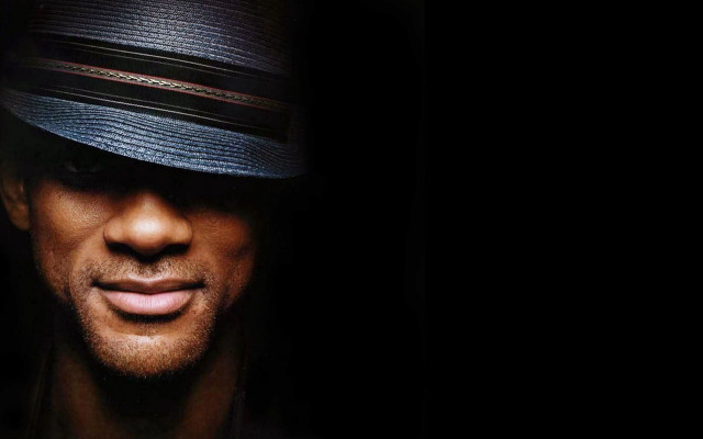 Man hat black background black free wallpaper for desktop - medium preview image