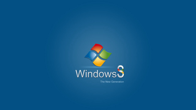 Blue background windows logo windows free wallpaper for desktop - medium preview image