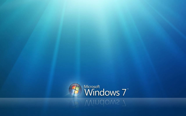 Blue desktop computer windows7 sunlight free wallpaper for desktop - medium preview image