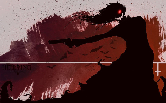 Woman gun bat poster action free wallpaper for desktop - medium preview image