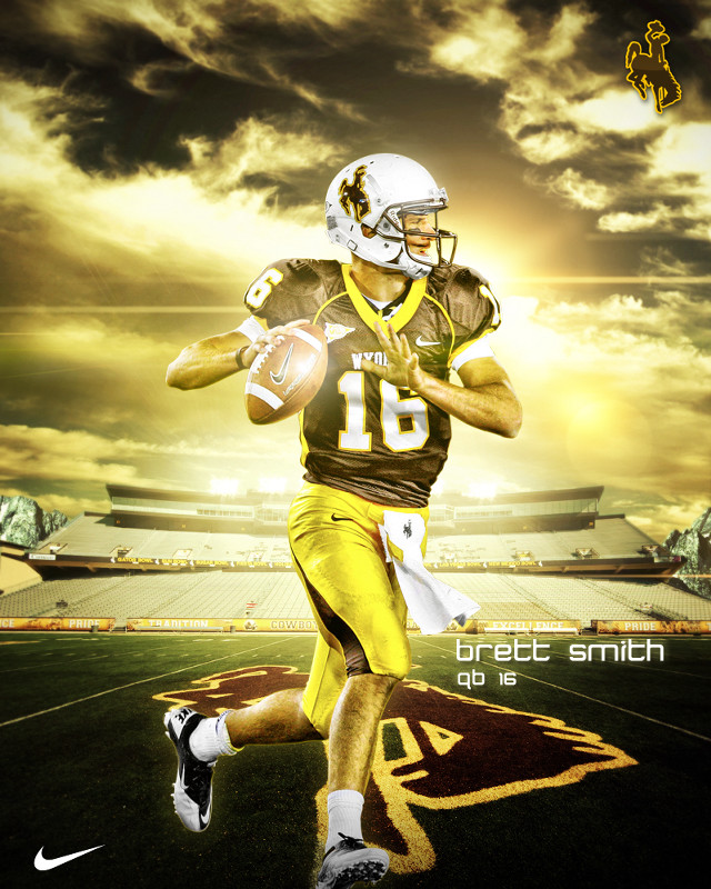 Football player running ball sky free wallpaper for mobile - medium preview image