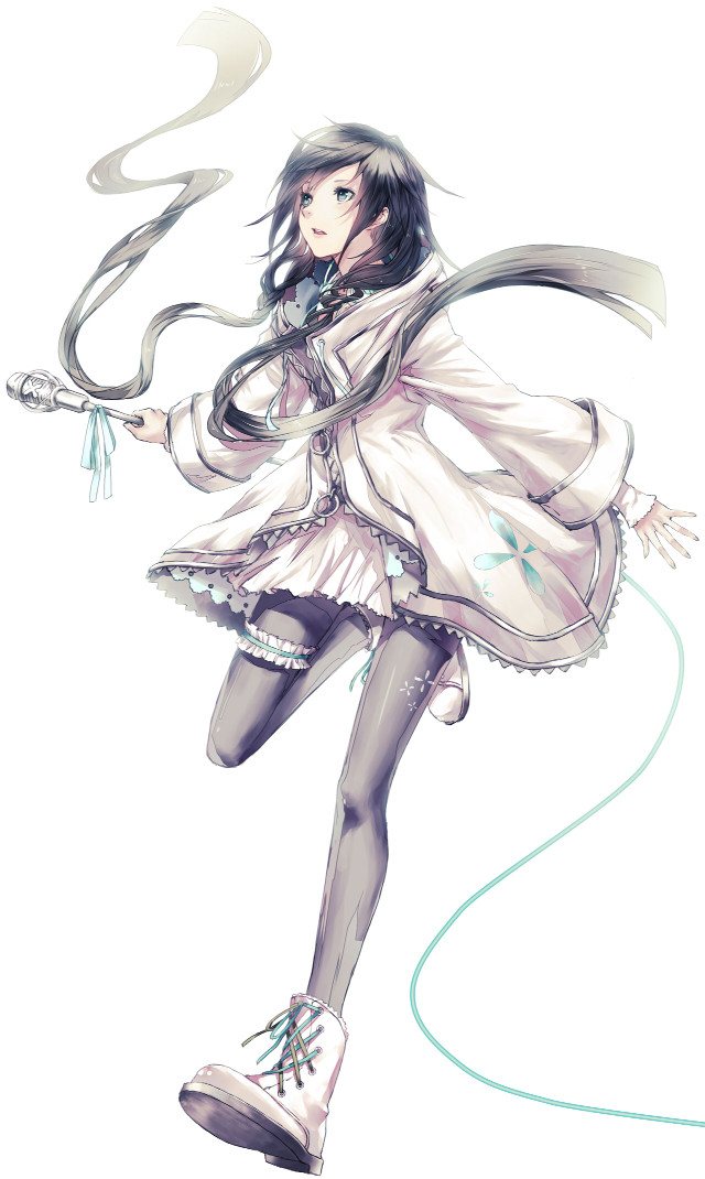 Woman white dress wand white free wallpaper for mobile - medium preview image