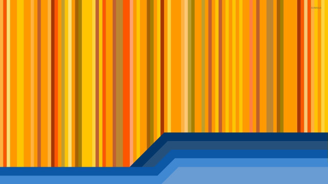 Blue yellow striped wall blue free wallpaper for desktop - medium preview image
