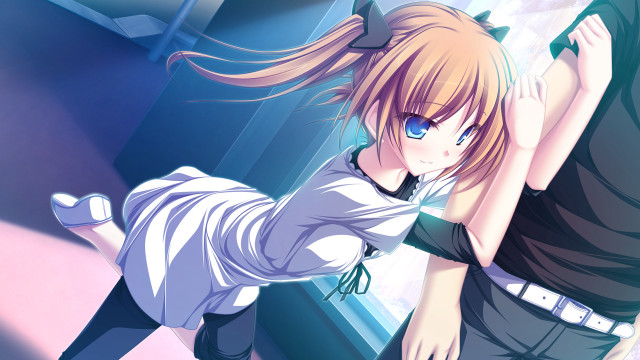 Anime couple window alice prin free wallpaper for desktop - medium preview image