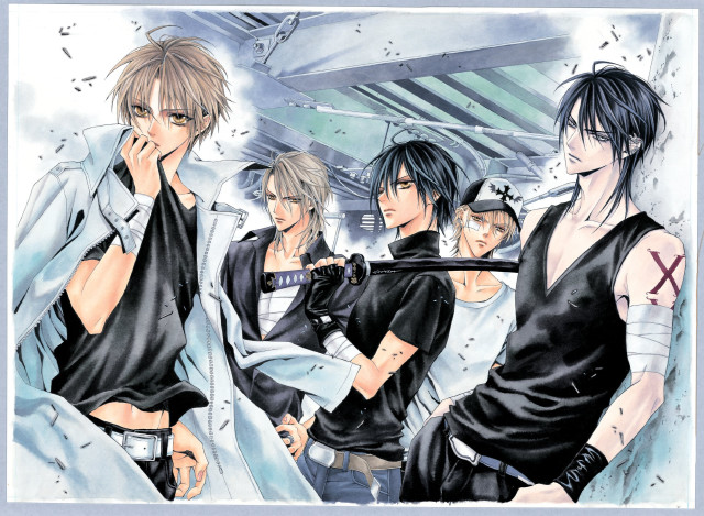 Anime characters group room wallpaper #2 free wallpaper for desktop - medium preview image