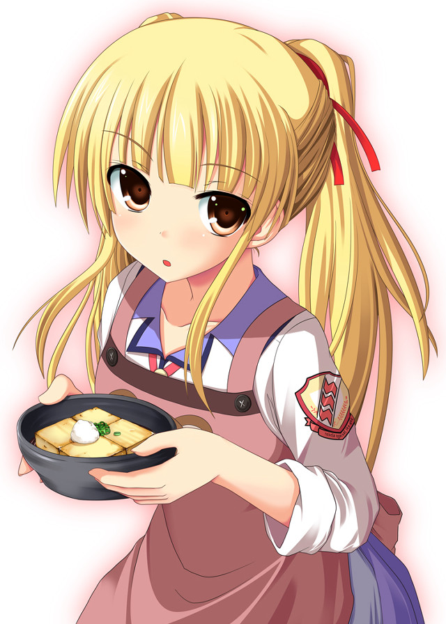 Girl dress bowl food plate free wallpaper for mobile - medium preview image