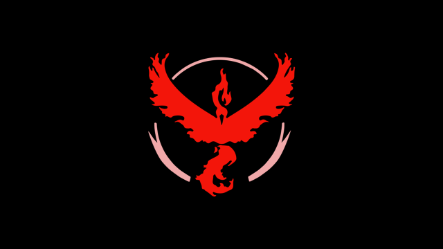 Red bird black background red free wallpaper for desktop - medium preview image