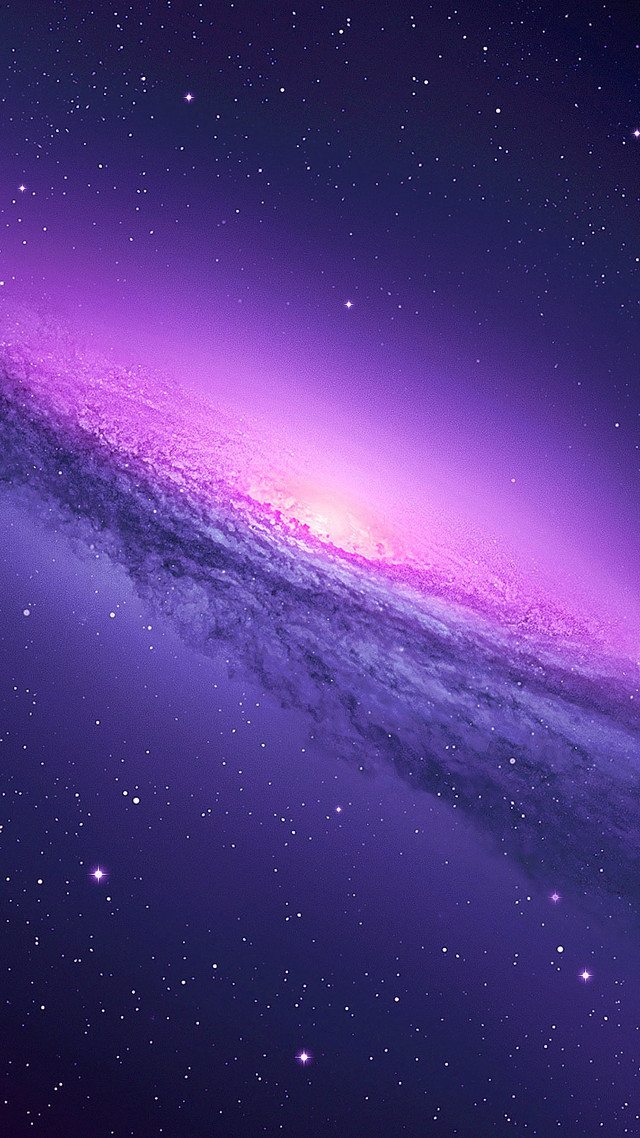 Purple blue space stars bright free wallpaper for mobile - medium preview image