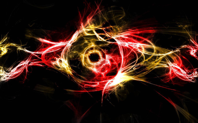Red yellow abstract background black #3 free wallpaper for desktop - medium preview image