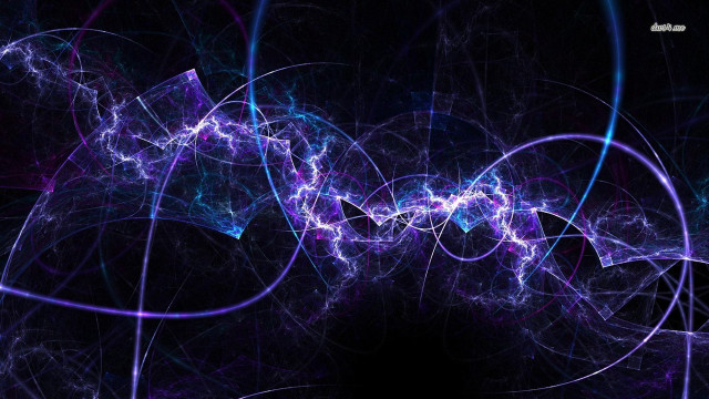 Purple blue swirl black background free wallpaper for desktop - medium preview image