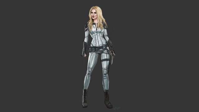 Eve rider futuristic suit dark free wallpaper for desktop - medium preview image