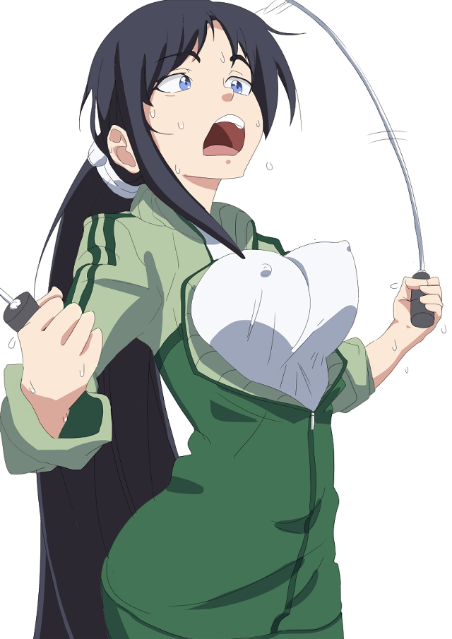 Surprised woman sword green dress free wallpaper for mobile - medium preview image