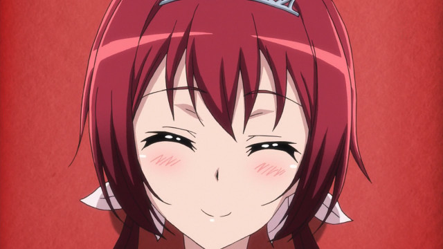 Girl red hair crown smile free wallpaper for desktop - medium preview image