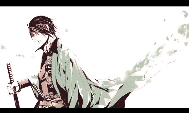 Man sword white background paint free wallpaper for desktop - medium preview image