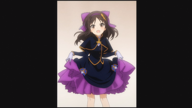 Woman purple dress hat black free wallpaper for desktop - medium preview image