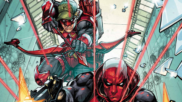 Comic book cover man suit #3 free wallpaper for desktop - medium preview image