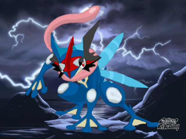 Cartoon character sword lightning background free wallpaper for desktop - medium preview image