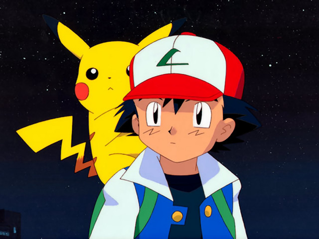 Person hat jacket pikachu building free wallpaper for desktop - medium preview image