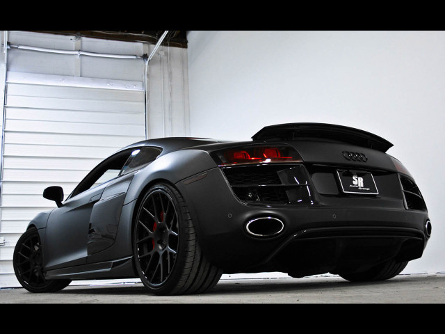 Black sports car garage door #3 free wallpaper for desktop - medium preview image