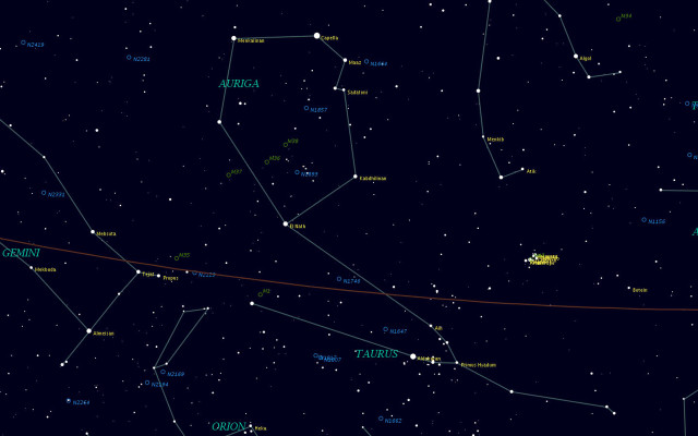 Night sky stars line of free wallpaper for desktop - medium preview image