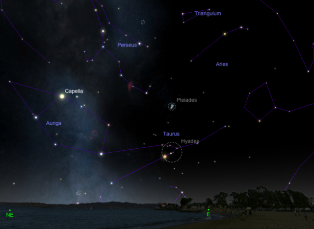 Night sky stars water beach free wallpaper for desktop - medium preview image