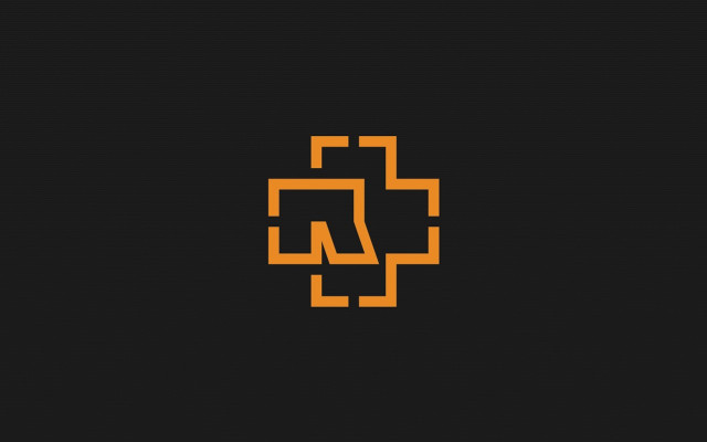 Black orange logo cross side free wallpaper for desktop - medium preview image