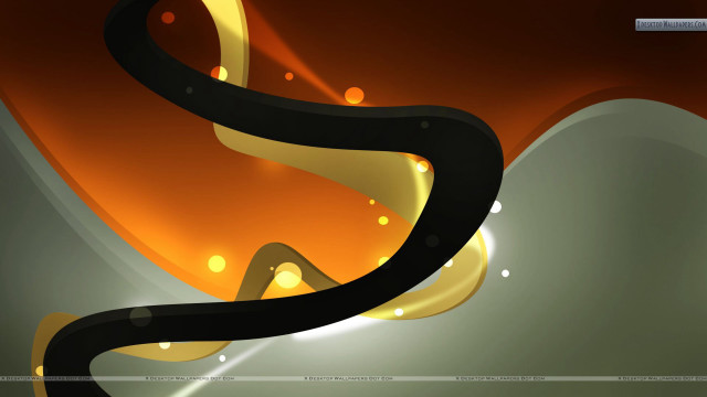Curved computer screen yellow black free wallpaper for desktop - medium preview image