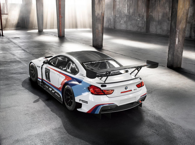 Bmw racing livery parking garage free wallpaper for desktop - medium preview image
