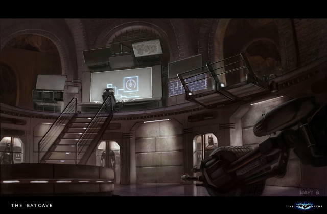 Man standing room projector stairs free wallpaper for desktop - medium preview image