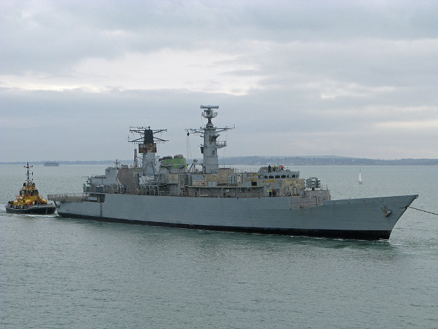 Large ship tug boat smaller free wallpaper for desktop - medium preview image