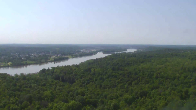 River forest hillside hudson sky free wallpaper for desktop - medium preview image