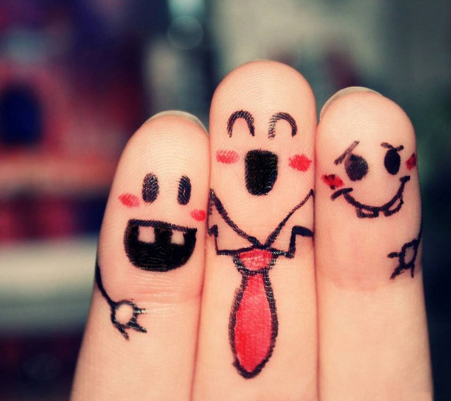 Hand drawing two people tie free wallpaper for tablet - medium preview image