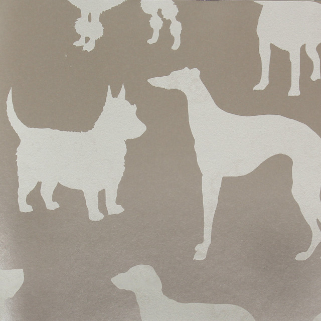 Dog silhouette gray background dogs free wallpaper for tablet - medium preview image