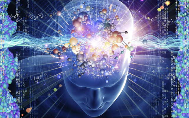 Human head balls brain numbers #2 free wallpaper for desktop - medium preview image