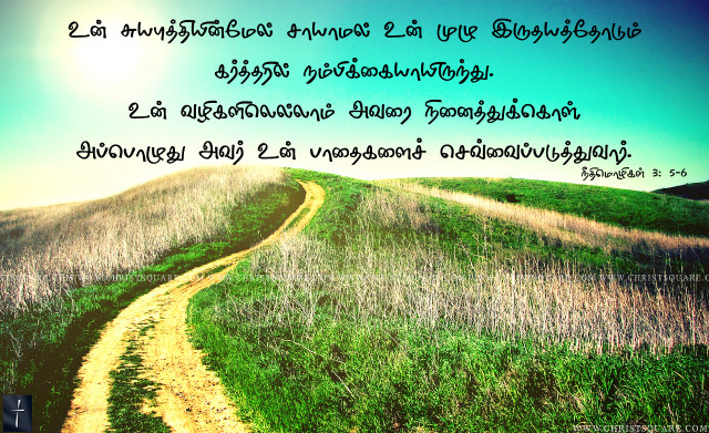 Lush green field road quote free wallpaper for desktop - medium preview image
