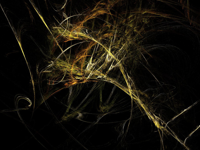 Dark yellow black lines swirls free wallpaper for desktop - medium preview image