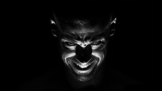 Creepy man dark expression nose free wallpaper for desktop - medium preview image