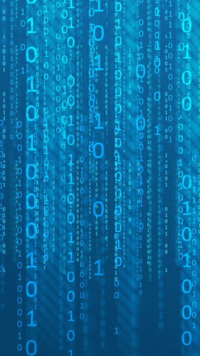 Blue background numbers image free wallpaper for mobile - medium preview image