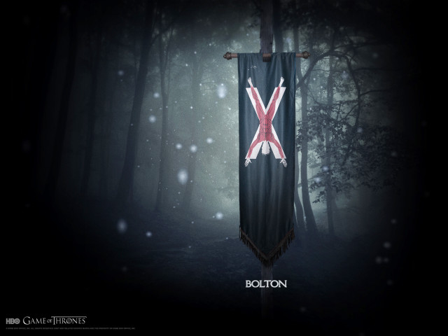 Red x banner woods snow free wallpaper for desktop - medium preview image